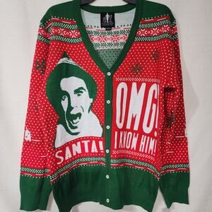 Elf Long Sleeve Sweater" omg! i know him'' men's large